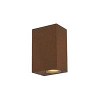 QAZQA 4er Set Industrie-Wandleuchten rostbraun IP44 - Baleno II