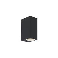QAZQA 4er Set moderne Wandleuchten schwarz IP44 - Baleno II