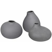 Blomus NONA Vazen set van 3 Pewter