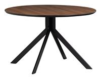 WOOOD Ronde Eettafel 'Bruno' 120cm, kleur Walnoot