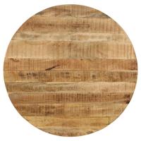 VidaXL Esszimmertisch Raues Mangoholz Massiv und Stahl 120 x 77 cm 