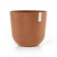 Ecopots Oslo met waterreservoir kunststof bloempot Terracotta - Ø 42,8 cm