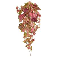 Kunst Druivenblad hanger 65cm - roze