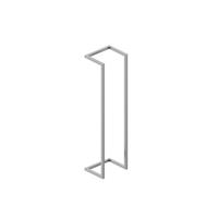 Saniclass Dual Handdoekrek - 95x25x20cm - geborsteld RVS 246138001BR