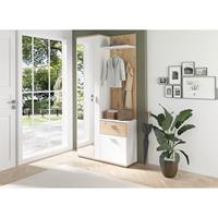 byLIVING Kompaktgarderobe »Jakob« mit großem Spiegel und Ablage, Breite 97 cm