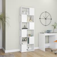 vidaXL Boekenkast/kamerscherm 60x24x186 cm wit