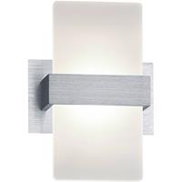 BES LED Osram ed Wandspot - Trion Plankton - 4w - Warm Wit 3000k - 1-lichts - Rechthoek at Grijs - Aluminium