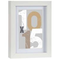 Houten Fotolijst Wit Geschikt Voor Een Foto Van 10 X 15 Cm Of 13 X 18 Cm - Fotolijsten