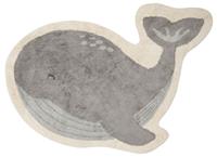 littledutch Vloerkleed Kinderkamer Walvis - 90 x 140 cm