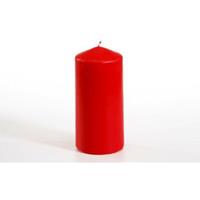 Diverse H, Stumpenkerze, 6x13 cm (ROT)