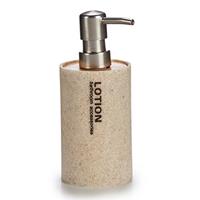 Zeeppompje/zeepdispenser Beige Kunststof 350 Ml - Zeeppompjes