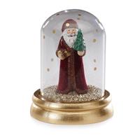 Sneeuwbol/snowglobe Met Kerstman 10,5 Cm Kerstversiering neeuwbollen