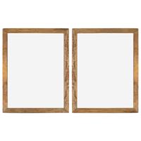 Fotolijsten 2 St 90x70 Cm Massief Gerecycled Hout En Glas