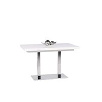 FINORI 001643 QUADRATO Weiß Esszimmertisch Kulissentisch Küchentisch ausziehbar ca. 120 x 80 cm-'SW13098'