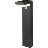 Sygonix SY-4715528 Staande solarlamp 6 W Neutraalwit Zwart