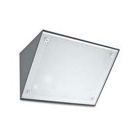 LEDS·C4 Leds-C4 Curie Glass - LED Außenwandleuchte Urban Grey IP65