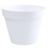 Bloempot Toscane Kunststof Wit D30 X H26 Cm - Plantenpotten