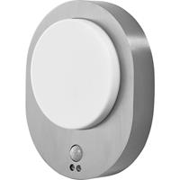 LEDVANCE ENDURA STYLE DISC WALL  SENSOR LED Wandleuchte Warmweiß 24,4 cm Edelstahl Stahl