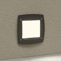 Fumagalli LED inbouwlamp Leti 100 Square zwart 3W CCT