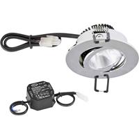 EVN PC20N61102 LED-inbouwlamp 6 W Warmwit Chroom