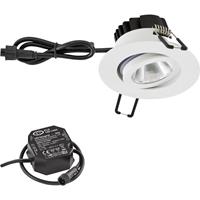 evn LED-Einbauleuchte 6W Warmweiß Weiß