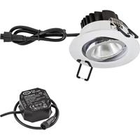 evn LED-Einbauleuchte 6W Warmweiß Chrom