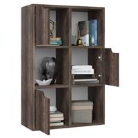 vidaXL Bücherregal Räuchereiche 60x27,5x88 cm Spanplatte 