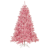 Beliani Kerstboom roze 210 cm FARNHAM