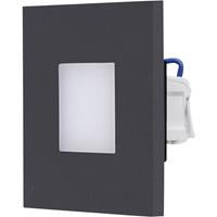 evn LED-Wandeinbauleuchte 1.8W Neutralweiß Anthrazit