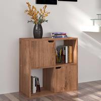 vidaXL Boekenkast 60x27,5x59,5 cm spaanplaat bruin eiken