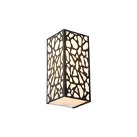 QAZQA Moderne buiten wandlamp zwart IP44 - Nicole