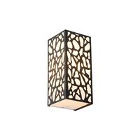 QAZQA Wandlamp buiten nicole - Zwart - Klassiek / Antiek - L 12.4cm