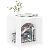 VidaXL Bijzettafel 33x33x34,5 cm bewerkt hout wit 8720286649640