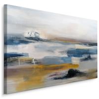 Karo-art Schilderij - Abstract Landschap, Premium Print