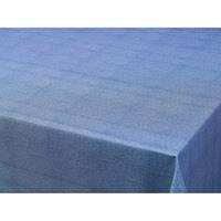 Bellatio Tafelzeil/tafelkleed Gemeleerd Blauwe Look 140 X 180 Cm - Tafelzeilen
