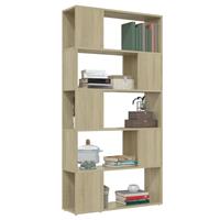 vidaXL Boekenkast/kamerscherm 80x24x155 cm spaanplaat sonoma eiken
