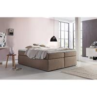 Möbelfreude Boxspringbett Bella Beige/grau 140x200 cm H3