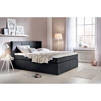 Möbelfreude Boxspringbett KAZ Anthrazit 200x220 cm H2/H3 mit Visco-Topper