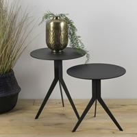 Spinder Design DALEY LOW Bijzettafel - Zwart