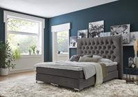 ATLANTIC home collection Boxspring Ronja met topmatras en extra hoog hoofdbord