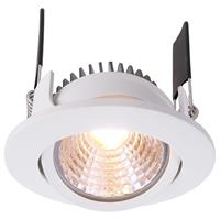 Deko-Light LED Deckeneinbauleuchte COB68 in Weiß 5W 350mA Rund 2700K