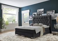 ATLANTIC home collection Boxspring Ronja met topmatras en extra hoog hoofdbord