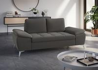 Sit&More 2-Sitzer, mit hochwertigen Metallfüßen