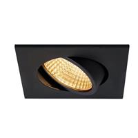 SLV LED Deckeneinbauleuchte New Tria 5,3W 2700K 300lm eckig in Schwarz