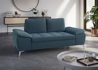 Sit&More 2-Sitzer, mit hochwertigen Metallfüßen