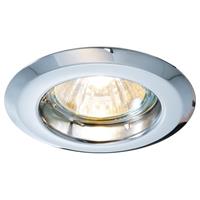 dekolight Deko Light 442052 Rund, 1x max 50 W MR16, Silber Inbouwlamp MR16 GU5.3 Zilver
