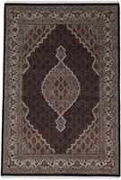 Woven Arts Oosters tapijt Tabriz Mahi met de hand geknoopt, woonkamer, zuivere wol