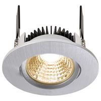 Deko-Light LED Deckeneinbauleuchte COB68 in Silber 6W 350mA Rund 2700K