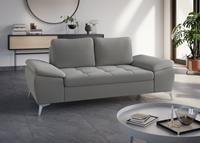 Sit&More 2-Sitzer, mit hochwertigen Metallfüßen