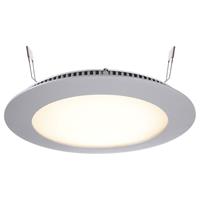 Deko-Light Schlichte LED Deckeneinbauleuchte Ø180mm silber 2700K warmweiß